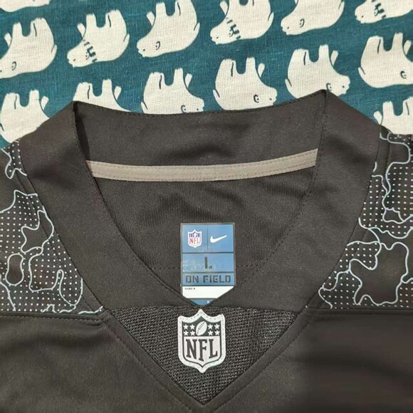 Nike Justin Fields #1 Black Chicago Bears Limited Jersey - Picture 5 of 7